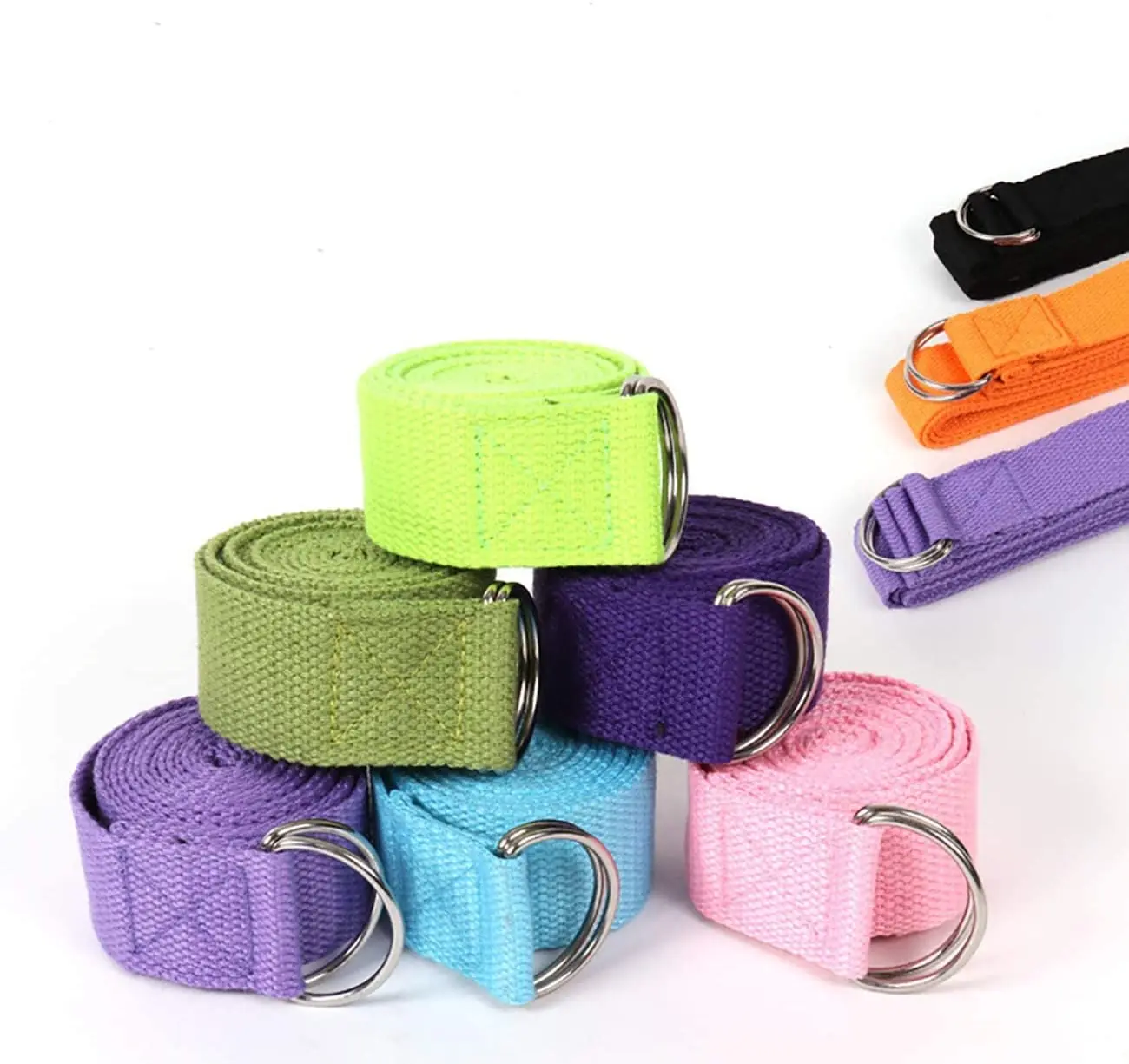 5 шт./упаковка регулируемые ремни для занятий йогой и фитнесом |