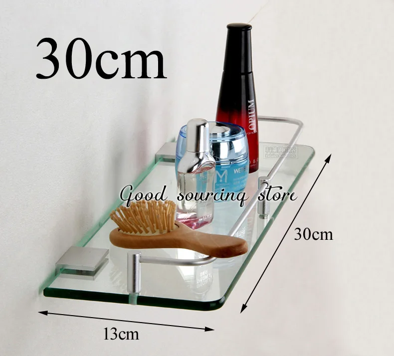 

Одноярусная стеклянная полка Saierfan для ванной комнаты