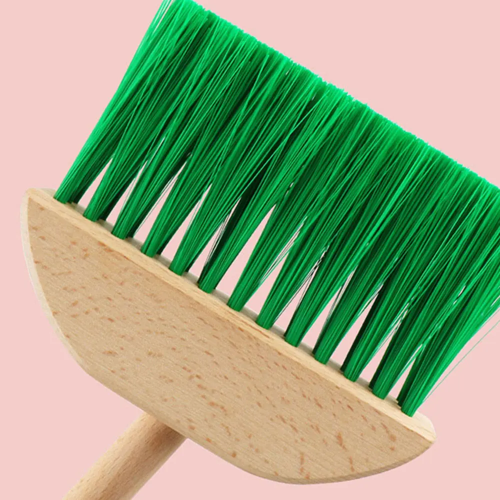 Детский набор для уборки симуляции домашней игрушки из дерева, безопасная метла, швабра, инструмент для развития рук малыша раннего возраста.