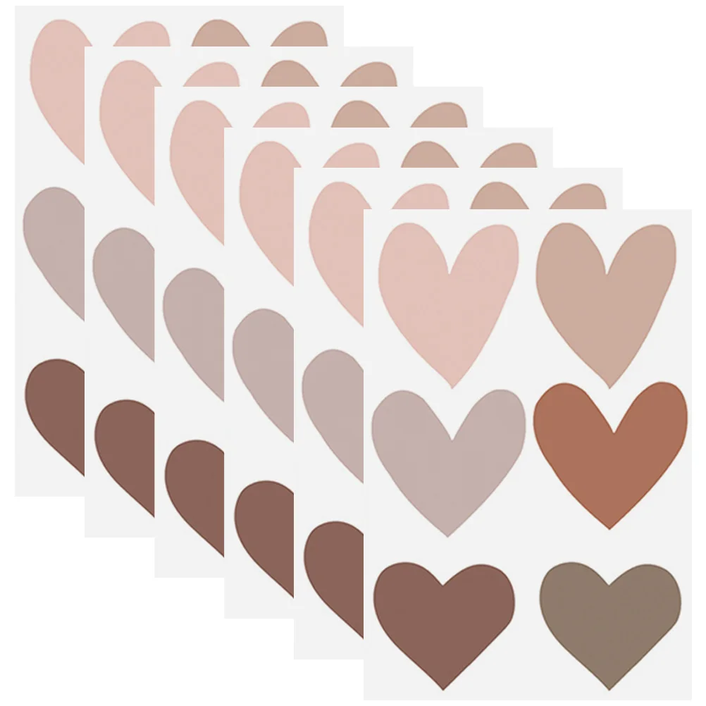 

Wall Sticker Heart Decal Stickers Background Room Wallpaper Decor Decals Nursery Mural Morandi Loving Girl Scrapbook