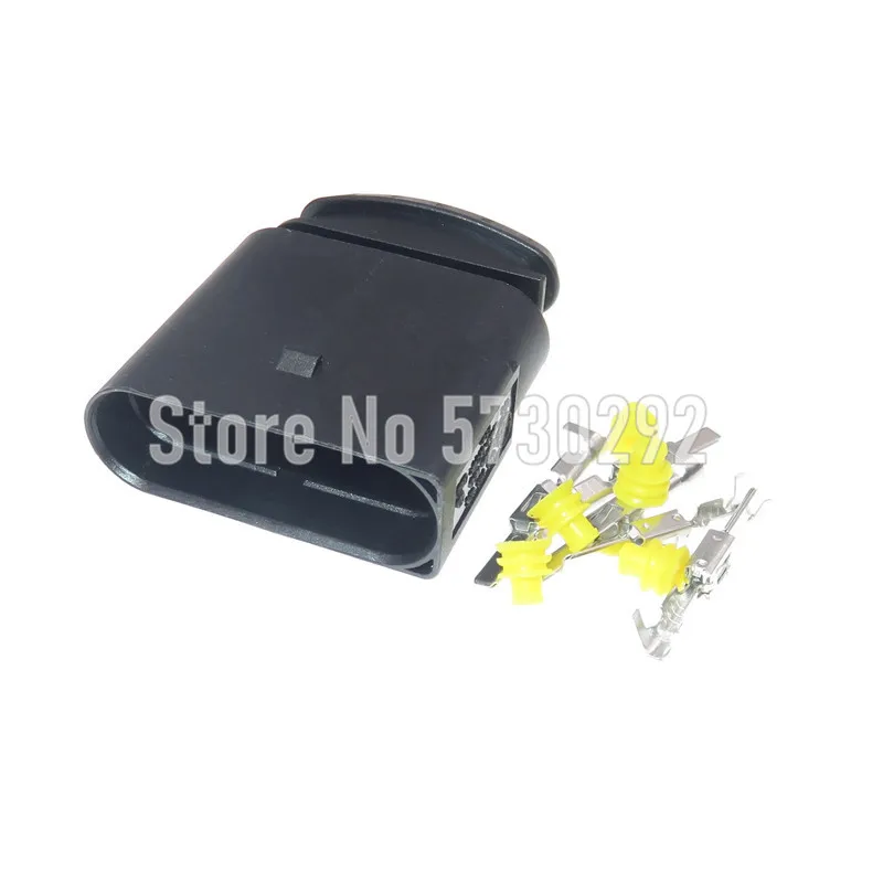 

5П 1J 0973725 6X 0973825 4D 0973725 Автомобильный разъем катушки зажигания, разъем датчика, водонепроницаемая вилка 1J0 973 725 для VW