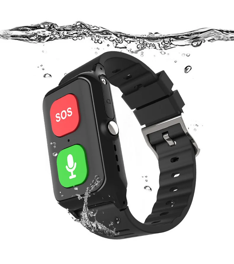 

Смарт-часы Xiaomi GPS SOS с функцией вызова, локатор, водонепроницаемый смарт-браслет с пульсометром, тонометром