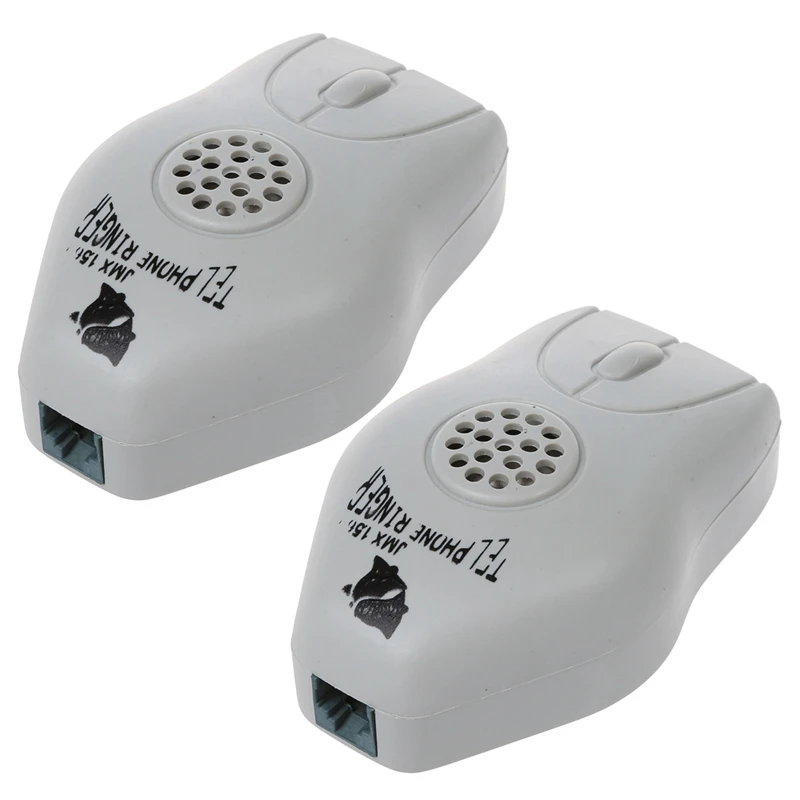 

2X Grey Loud Telephone Ring Amplifier Ringer
