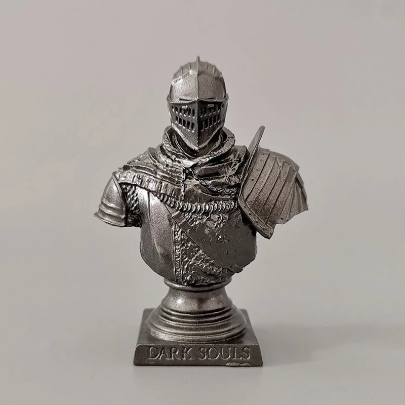 Dark Souls Action Figure Bust Statue Classic Look Half-length Armor Scene Base Remake Model Doll Toy Room Decoration