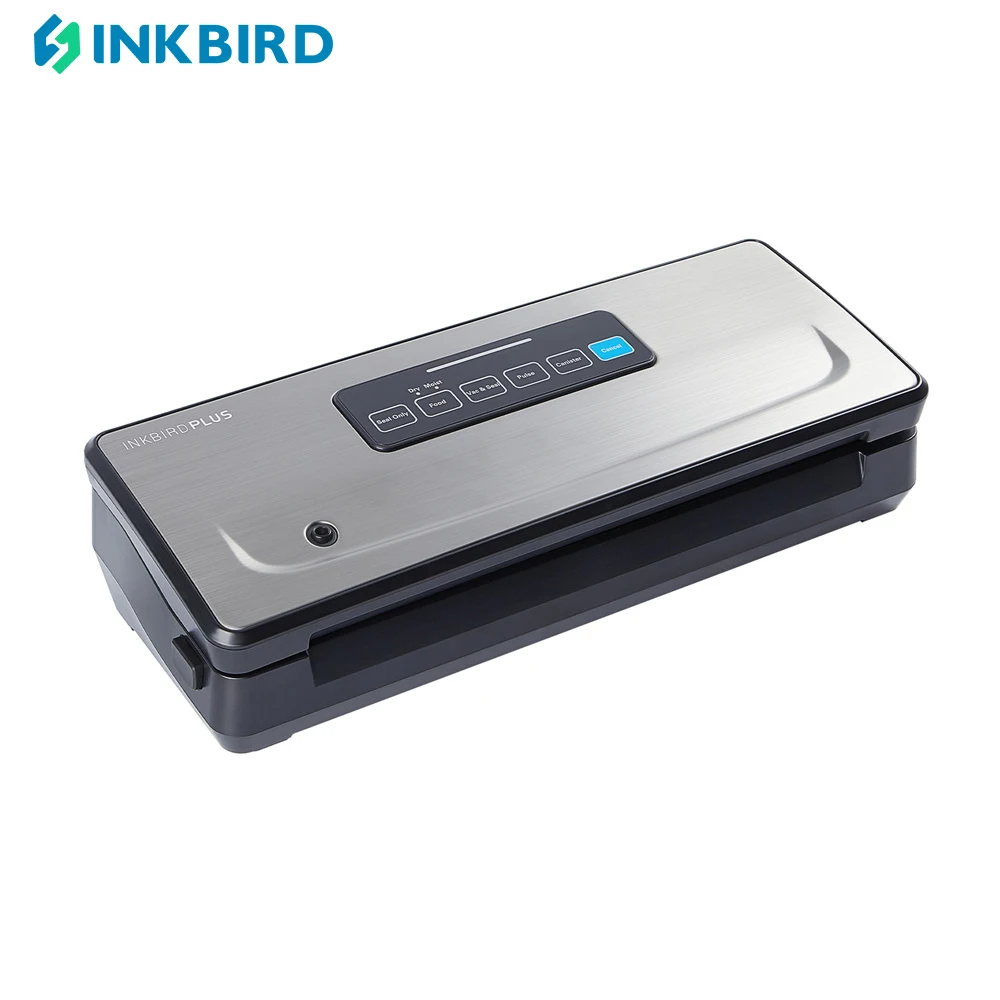 INKBIRDPLUS INK-VS02 Vacuum Sealer Machine with Seal Bags and Starter Four Sealing Modes Built-in Cutter for Food Preservation
