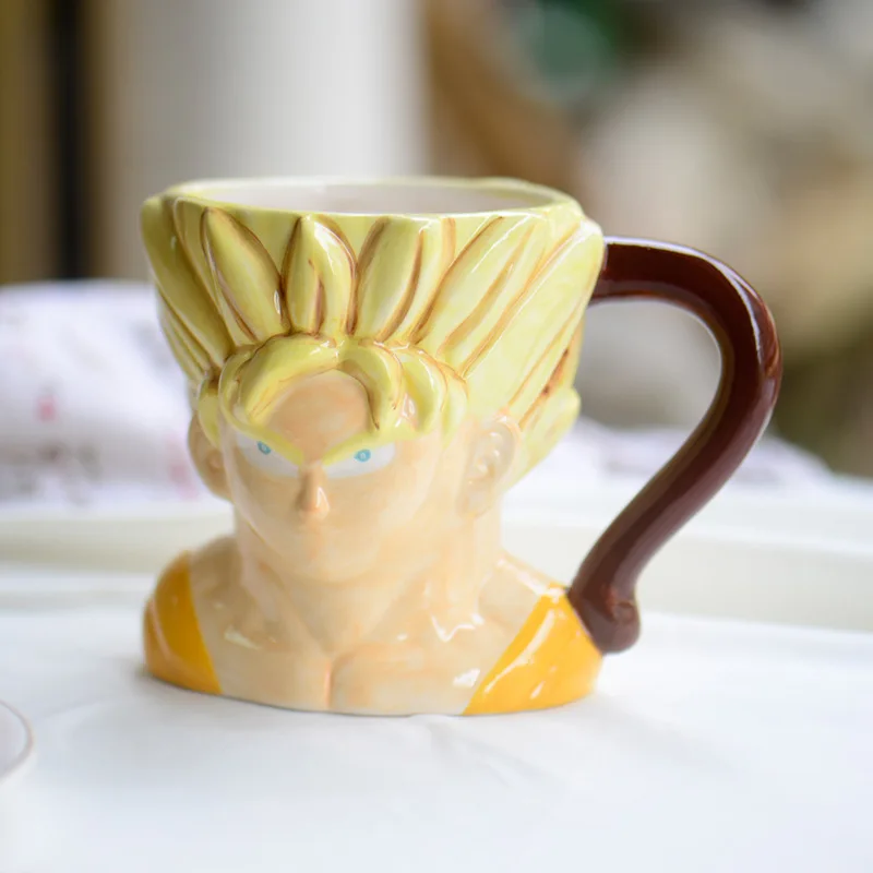 

Cartoon Anime Mug Ceramic Cup High Value 3D Hand-painted Creative Joint Children's Water Cup Coffee Cups