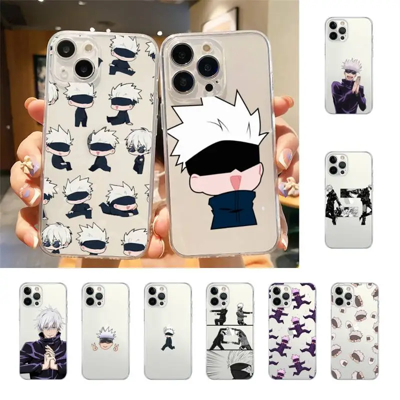 

Cartoon Cute Anime Jujutsu Kaisen Phone Case For Iphone 7 8 Plus X Xr Xs 11 12 13 Se2020 Mini Mobile Iphones 14 Pro Max Case