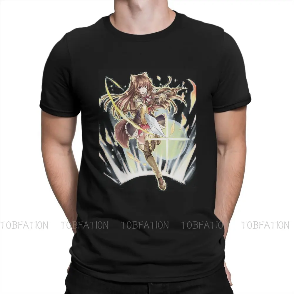 

The Rising of the Shield Hero Raphtalia Sword TShirt Men Alternative Oversized Punk Crewneck Cotton T Shirt 2020