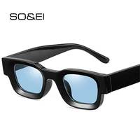 soei ins popular fashion small square polarized sunglasses women retro punk shades uv400 men trending sun glasses