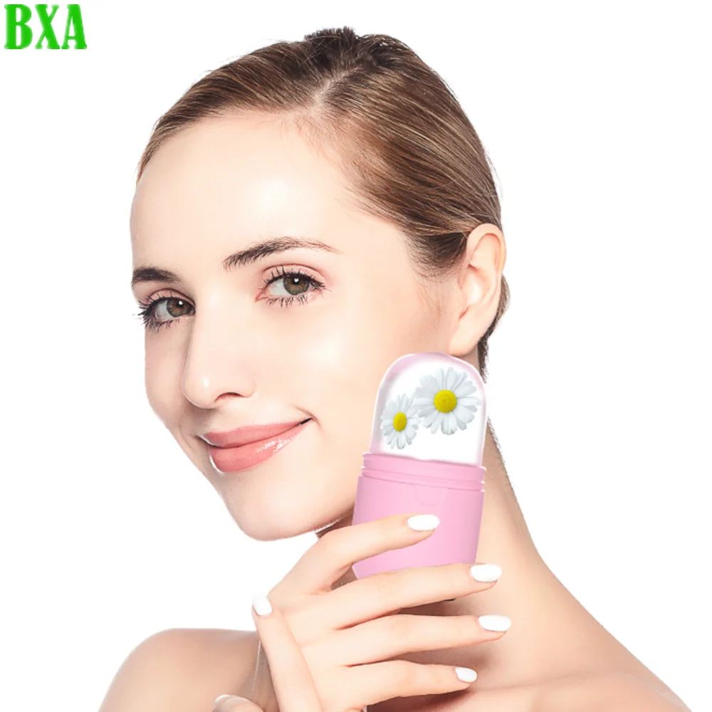 

Rose Pink Ideal Face Treatment Eye Massager Silicone Facial Ice Massage Roller Strawberry and Piggy 1PC