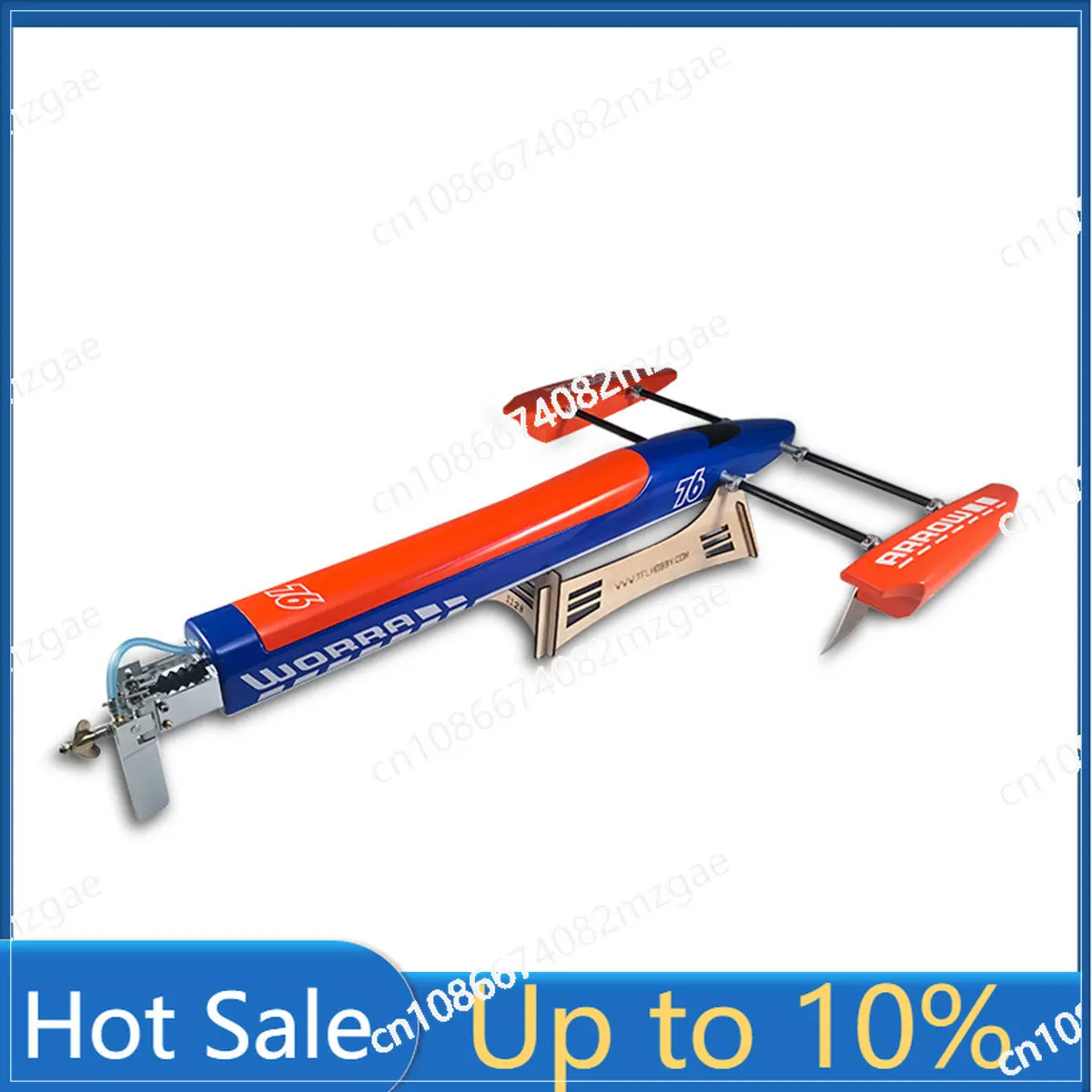 TFL 1138 бесщеточная электрическая радиоуправляемая лодка Blue Arrow Outrigger из