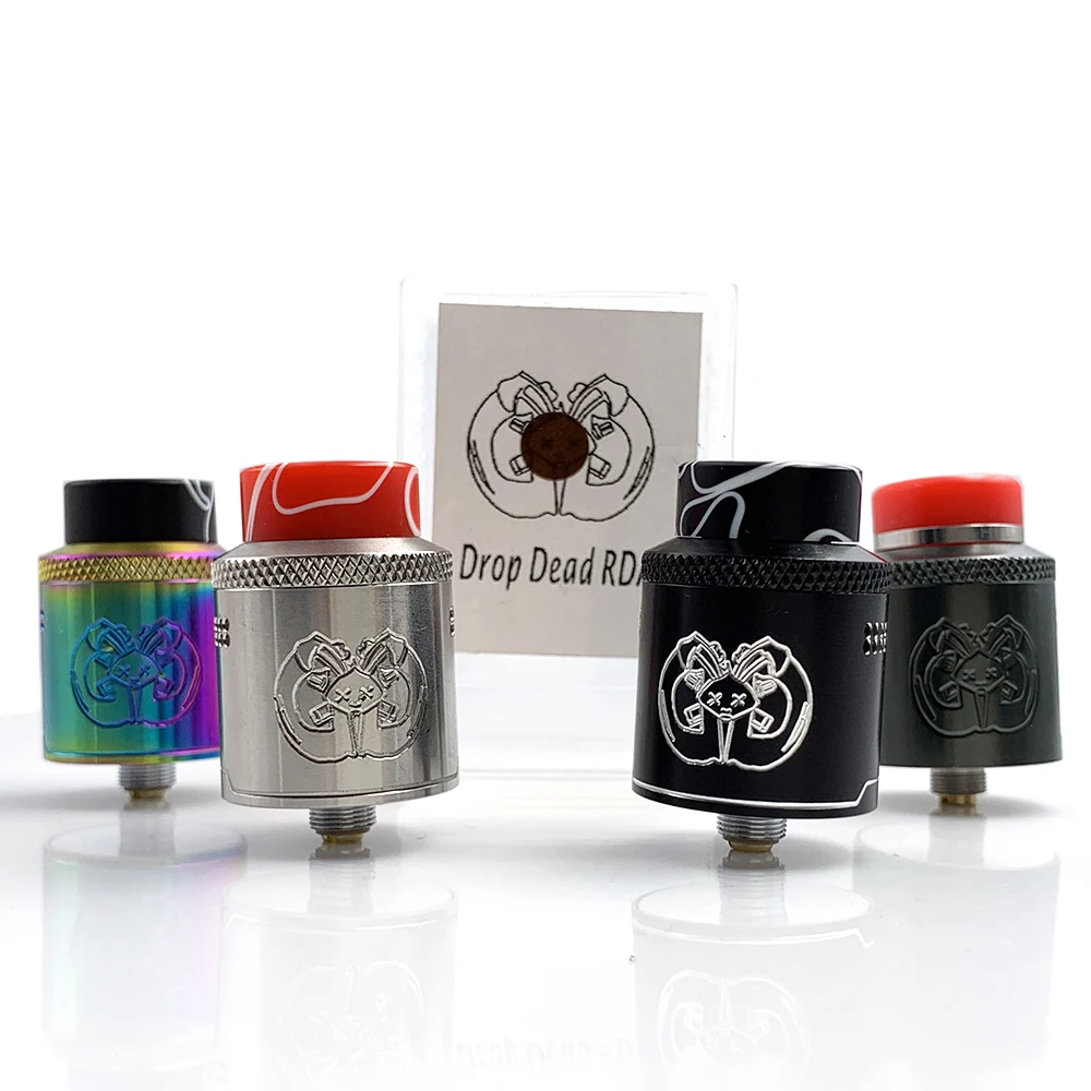 

810 Drip Tips Drop Dead Rabbit RDA Adjustable Airflow BF Squonk 510 Pin Single Dual Coil Tank Atomizer