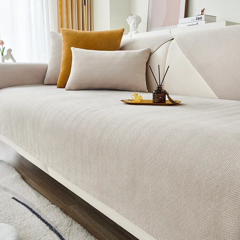 

Simple all-inclusive elastic solid color sofa towel plain color sofa cover elastic dust cover sofa cushion_AN2580