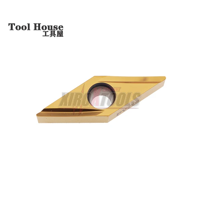 

CNC milling insert VBGT160404R-Y PV720 steel parts R0.4 finish