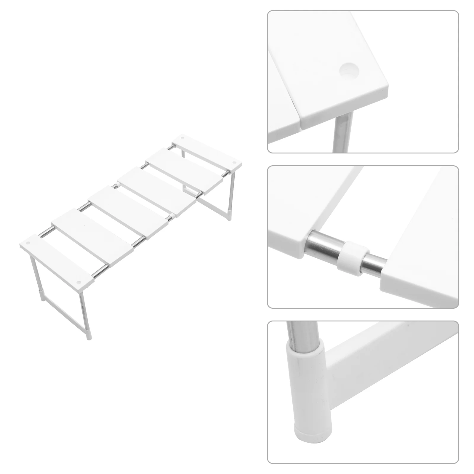 

Телескопическая стойка для хранения, ящик для раковины, органайзер, металлическая подставка для духовки, кухонные принадлежности