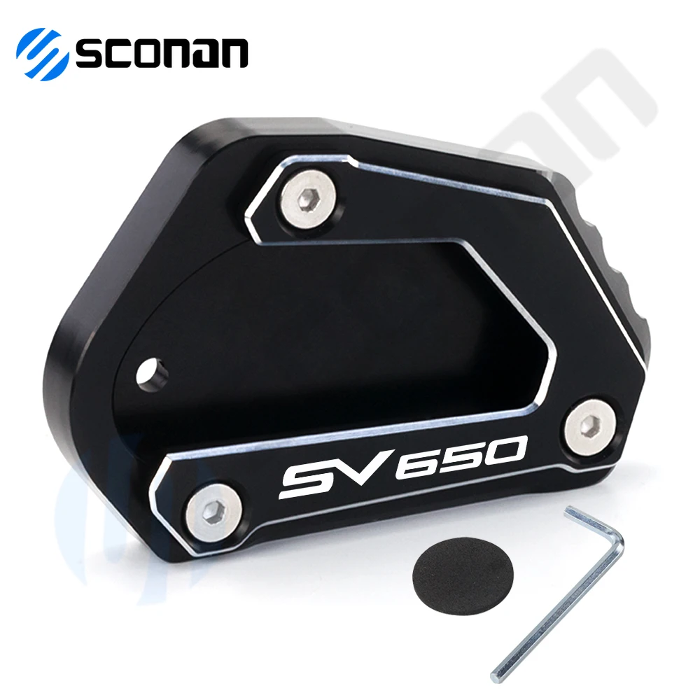 

Алюминиевая Подставка-удлинитель CNC Для Мотоцикла Suzuki SV 650 S (модели 2003-2007) – Аксессуар Для Боковой Подножки