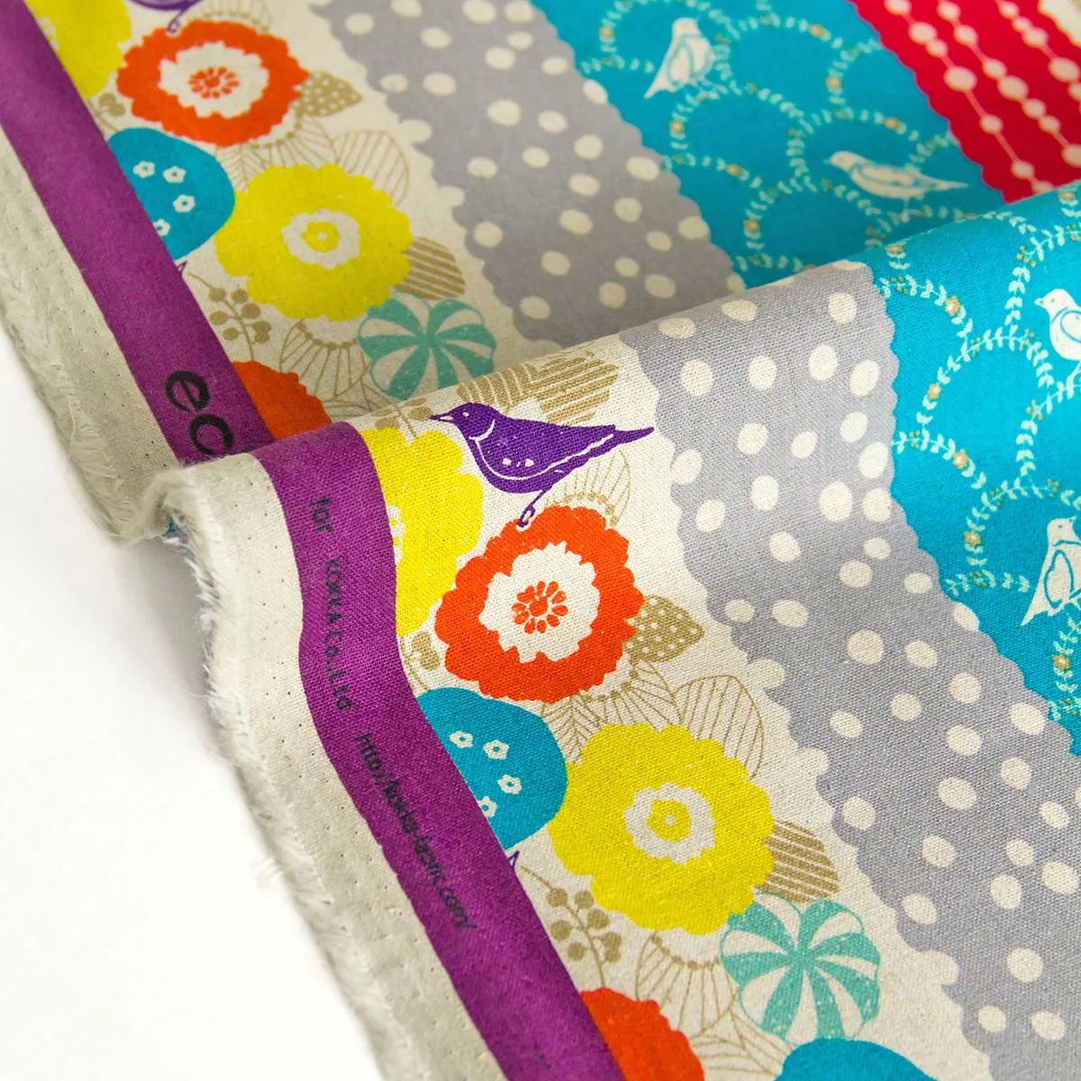 Полуметровая японская ткань из хлопка и льна Echino от Etsuko furuya Peck B - купить по