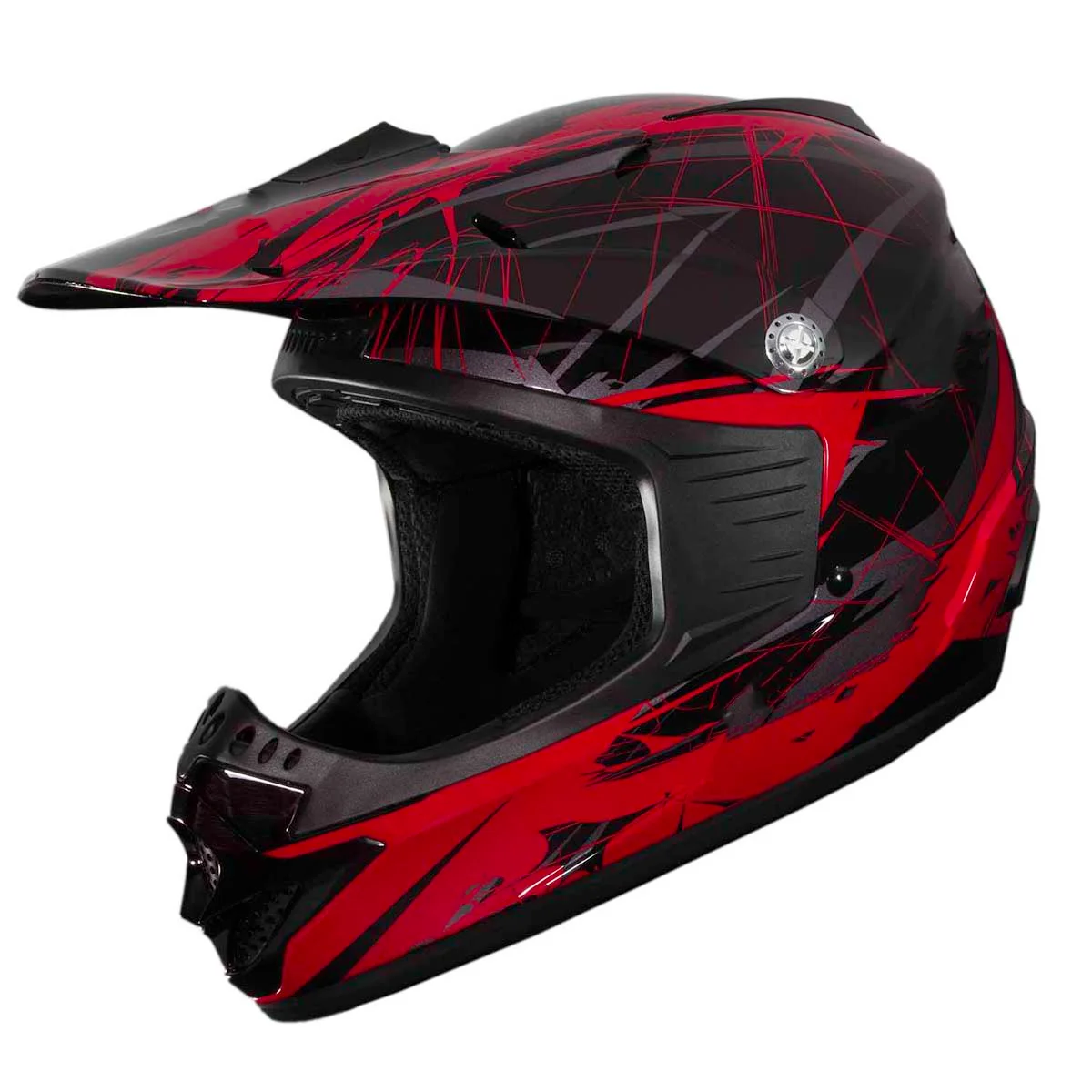 

Helmets for motorcycles Youth Blitz MX Helmet - DOT Approved - Red, Small