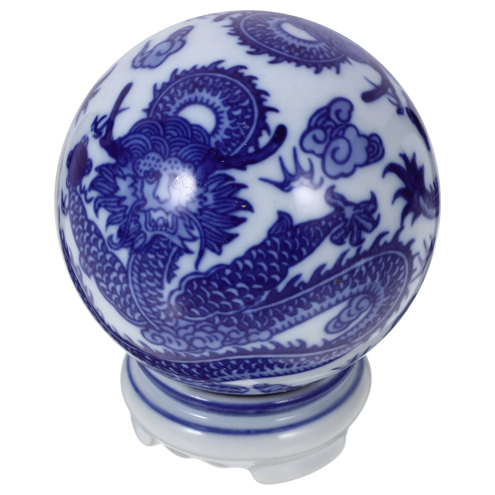 

1 Set Ceramic Sphere Ball Tabletop Decorative Centerpiece Ball Vase Filler