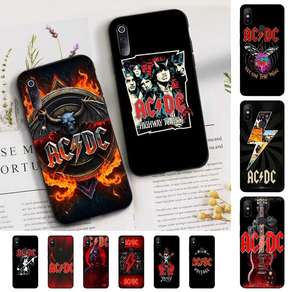 Чехол для телефона A-AC D-DC Rock Band Xiaomi Mi 5X 8 9 10 11 12 Lite Pro 10T PocoX3pro PocoM3 Note