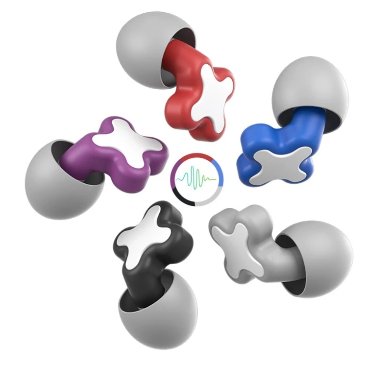 

Шумоизоляционные ушные вкладыши с защитой от храпа, для путешествий, для сна, для снижения уровня шума, силиконовые беруши, шумоизоляция U4LD