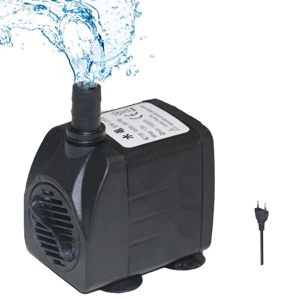 

Submersible Aquarium Water Pump for Garden Fountain Hydroponics Pond Fish Tank Water Filter Pump Ajustable Flow Rate