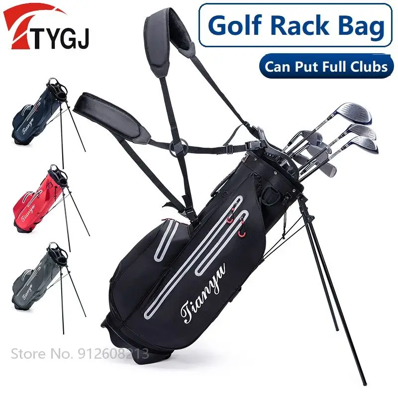 TTYGJ Waterproof Golf Stand Bags Lightweight Golf Bracket Bag Big Capacity Portable Clubs Storage Package with Shoulder Belt