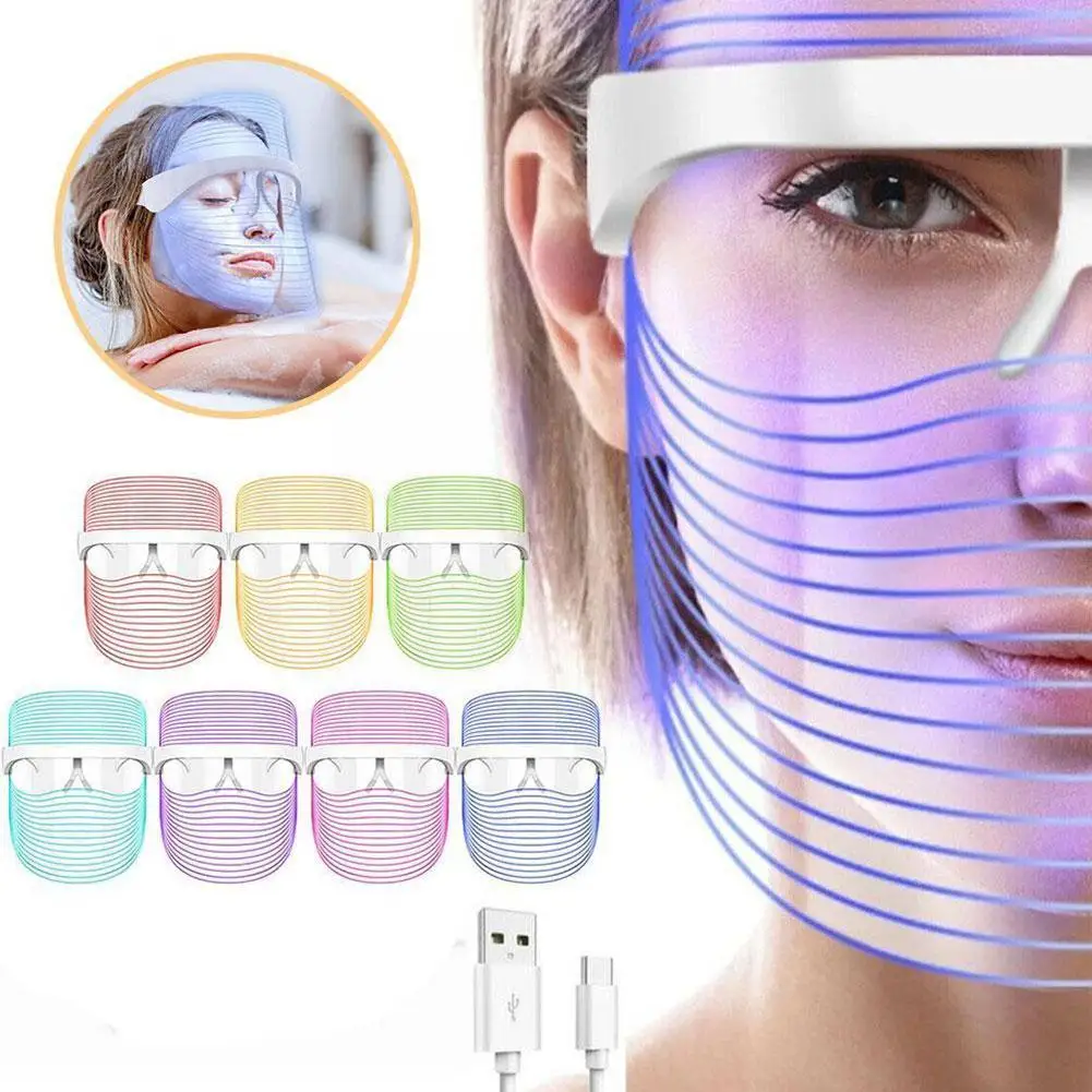 

Photon Skin Rejuvenation Instrument LED Light Beauty Face Mask Instrument Facial SPA Photon Therapy Treatment For Anti Wrin K5S6