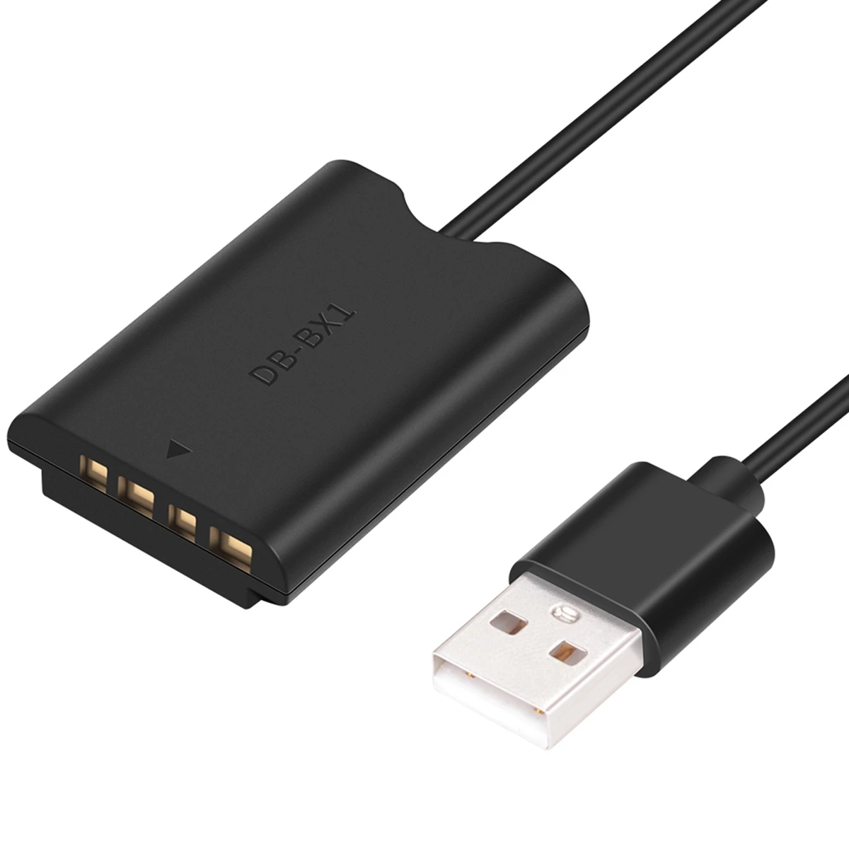 Фото GZMO NP-BX1 Фиктивный аккумулятор с адаптером питания USB-A Соединитель постоянного тока для камеры Sony ZV-1 RX100 M7 M6 M5 RX1R HX50 HX90 HX300 HX400 №4