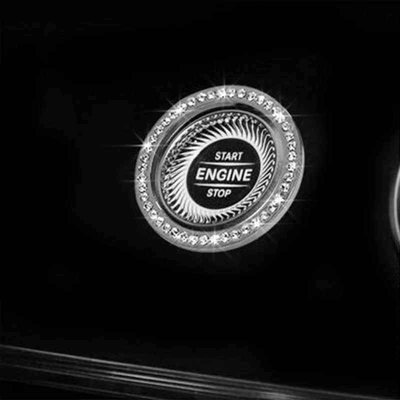 Для Mercedes-Benz E Class W213 2017-2019 Хрустальный стиль старт стоп двигатель переключатель