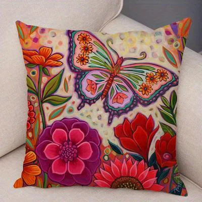 

Велюровые наволочки с цветочным принтом Zhejiang