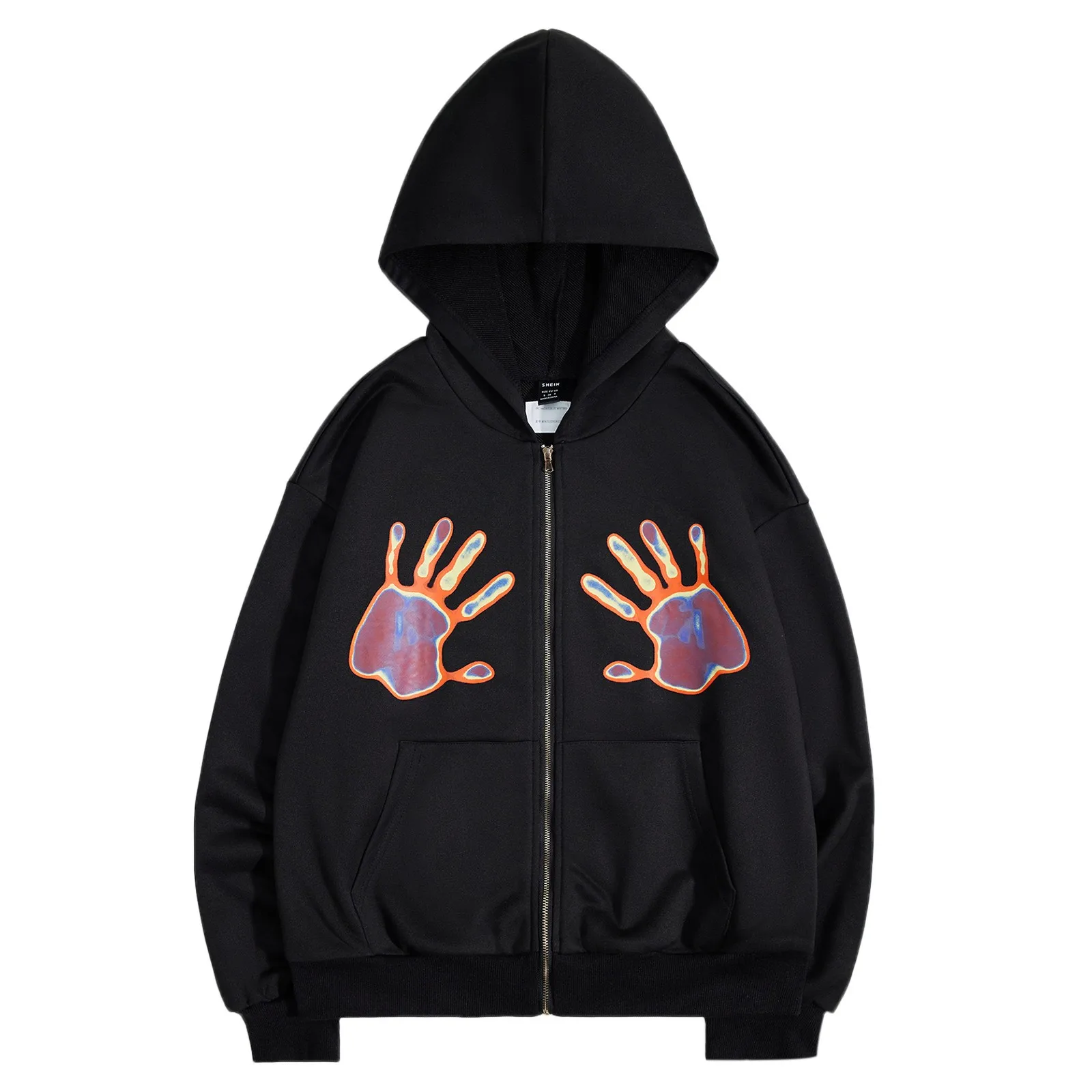 

Womens Casual Pullover Sweatshirt with Pockets Long Sleeve Solid Print Sweatshirt Top Women Zip up Sweatshirt Zip up Hoodie