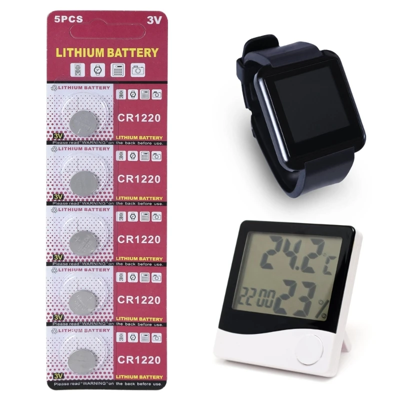 Литиевые кнопочные элементы CR1220 3В