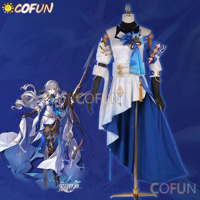 

COFUN Game Honkai Star Rail Bronya Cosplay Costume Women Cute Party Dress Suit Halloween Carnival Uniforms Anime Clothing