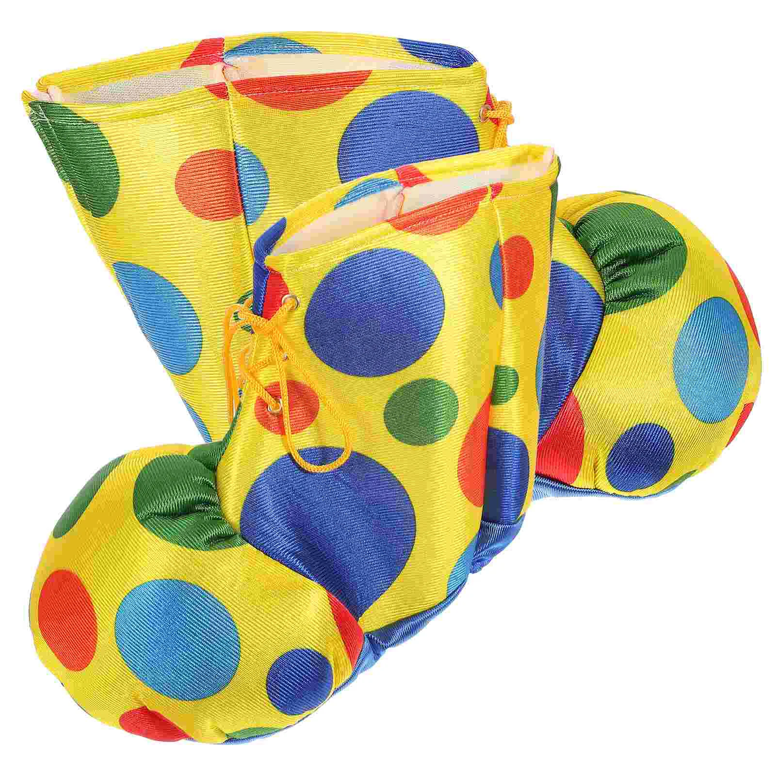 

1 Pair Clown Costume Shoes Clown Cosplay Shoes Halloween Clown Cosplay Props