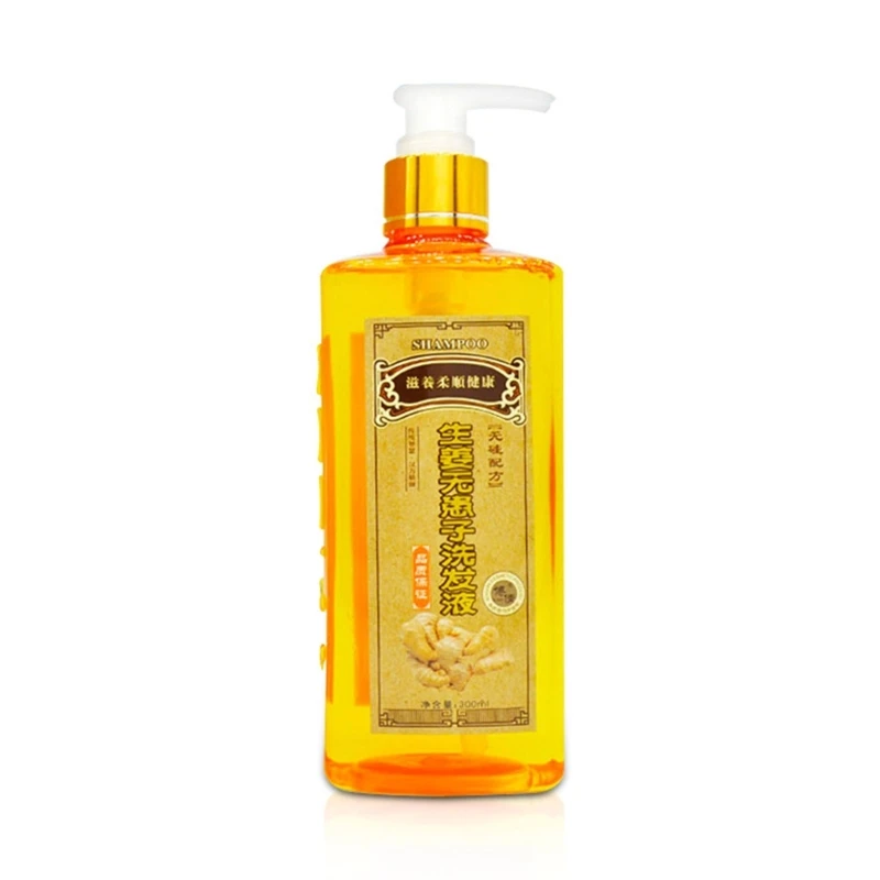 

Q1QD 1PC 300ml Natural Plant Anti-hair Loss Shampoo Ginger Anti-dandruff Anti-itch Solid Hair Shampoo Nourishing Conditioner
