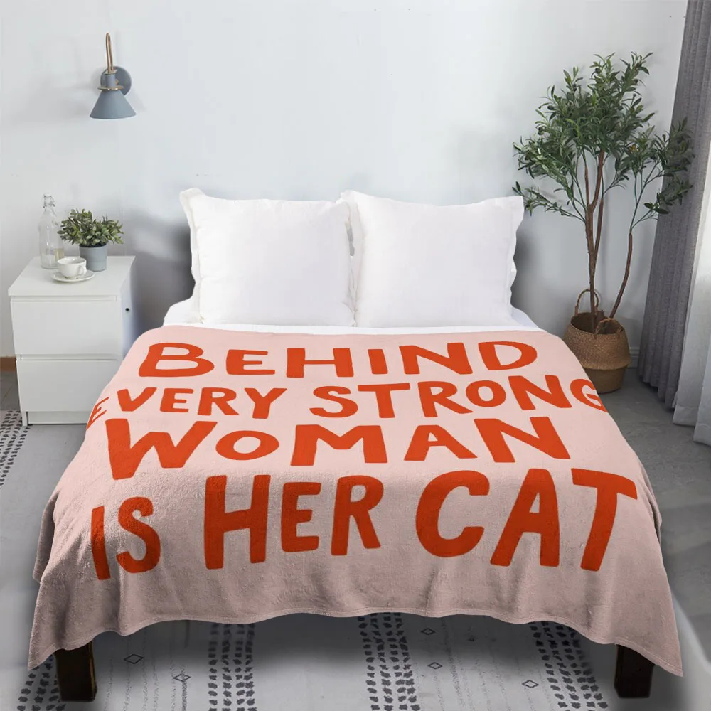 

Позади каждой сильной Женщины Роскошная ткань клетчатая крупная вязка фотоплед одеяло