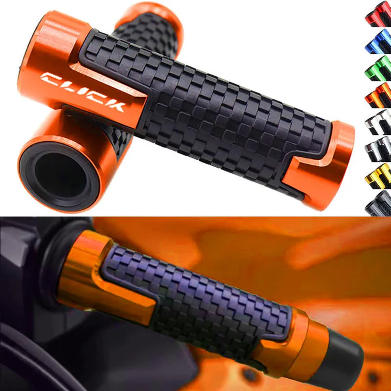 

Алюминиевые противоскользящие ручки для руля мотоцикла Honda Click 125 150 2019 2020 2021 2022 7/8 22 мм