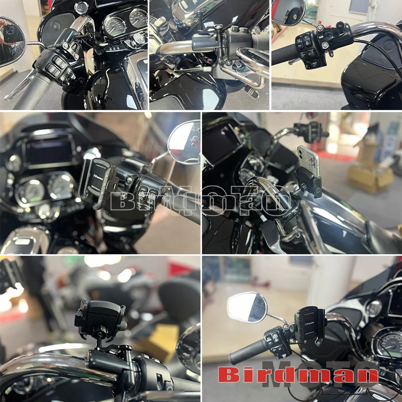 Держатель для телефона Harley Road Glide 2015-2023 с быстрой блокировкой 1s замок и