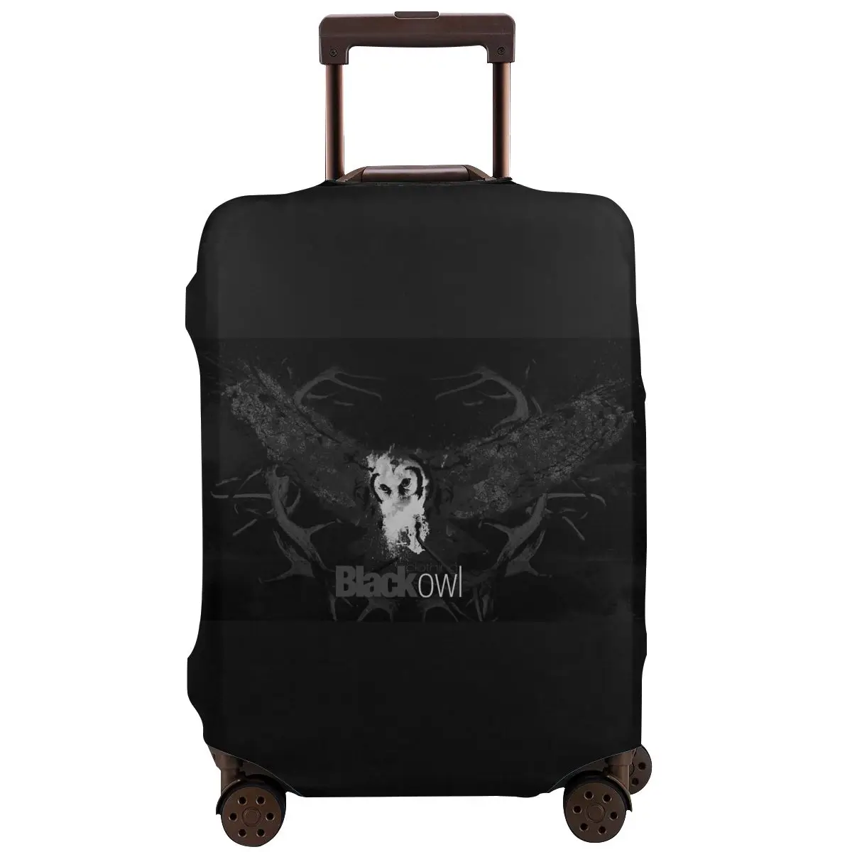 

Black Clothing Owl Travel Luggage Protective Case Washable Suitcase Luggage Cover Elastic Dust Case Accessories Baggage