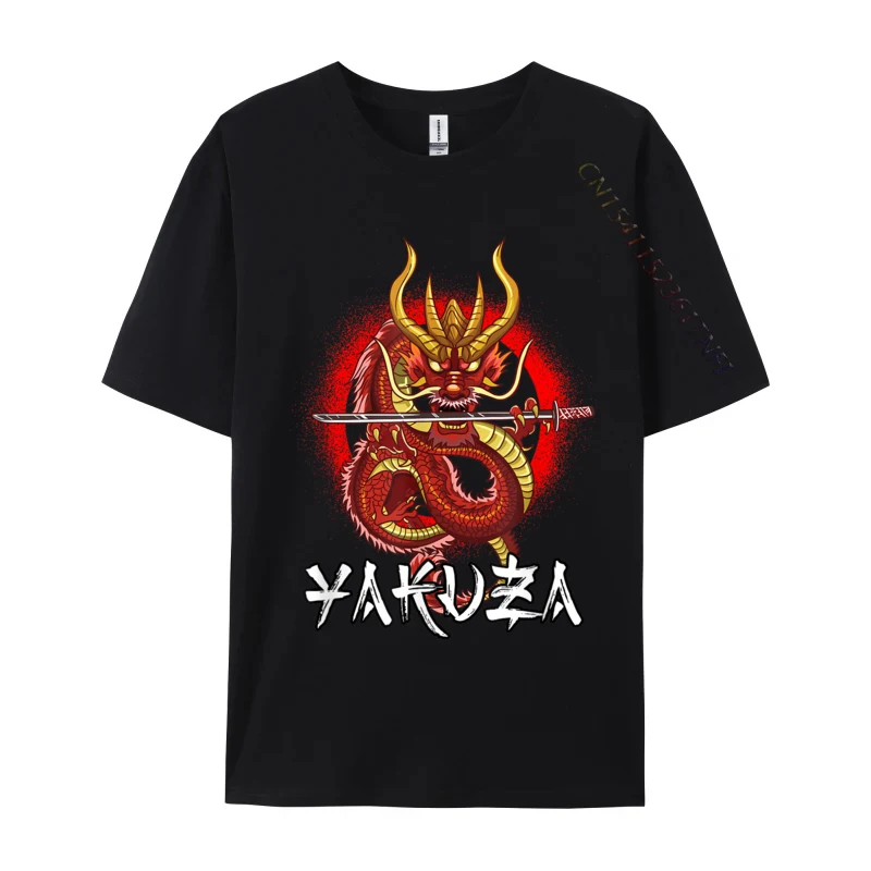 Yakuza Dragon Japanese Mafia Crime Syndicate Group Gang Tshirts Cotton Fashion Tshirt Printed Tee Tops Clothing Harajuku
