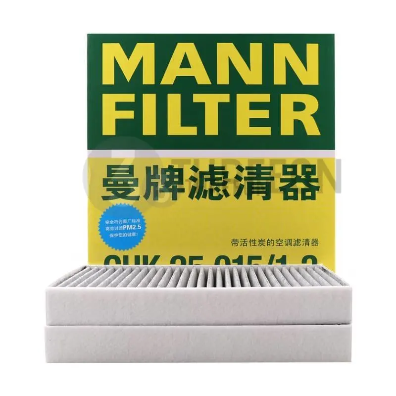 

MANN FILTER CUK25015/1-2 Activated Carbon Built-in Cabin Filter For Tesla Model 3 Model Y EV 2PCS