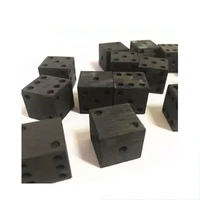 2022 you can directly order 6 sided carbon fiber dice produced by cnc milling high quality cnc milling carbon fiber dice