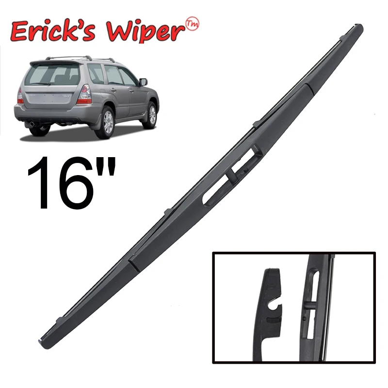 

Erick's Wiper 16" Rear Wiper Blade For Subaru Forester 2005 - 2008 Windshield Windscreen Rear Window