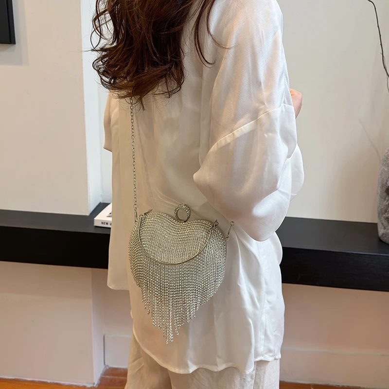 Женские сумки для вечеринок роскошные дизайнерские с бриллиантами женщин 2024