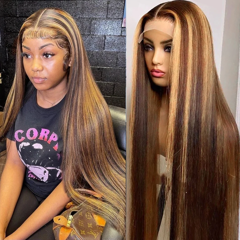 

Парик без клея, прямые человеческие волосы, бразильские волосы, 13x6 Hd, парик на сетке спереди, для женщин, светлый парик на сетке спереди, человеческие волосы