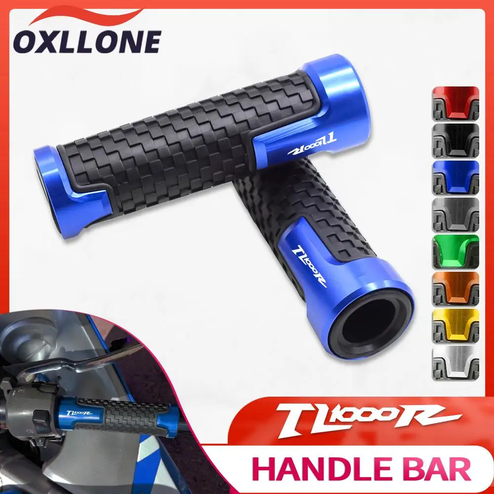 

7/8" Motorcycle CNC Rubber Handlebar Hand Grips Bar End Gel Grip for Suzuki TL1000R TL 1000R 1998 1999 2001 2002 2003 TL1000 R