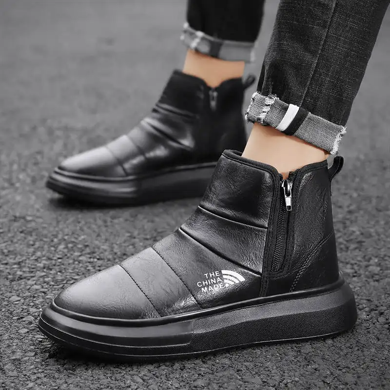 Sneakair Men Shoes Leather Luxury Brand High Quality Motorboats Student Tennis Boy