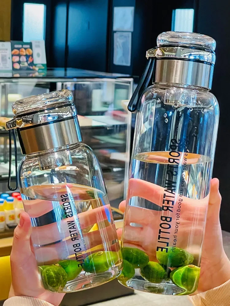 

2022New Carafe with Shoulder Strap, Sports Water Bottle Outdoor Travel Portable Leak-Proof Beverage Stainless Steel Water Bottle