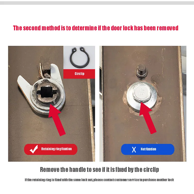 Твердая ручка для противоугонной двери прочная не ржавеет утолщенный материал
